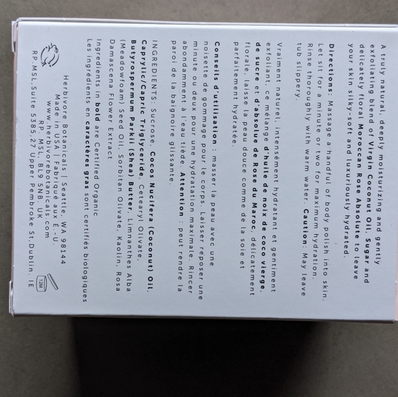 Herbivore Coco Rose Exfoliating Body Scrub - Picture 6 of 12